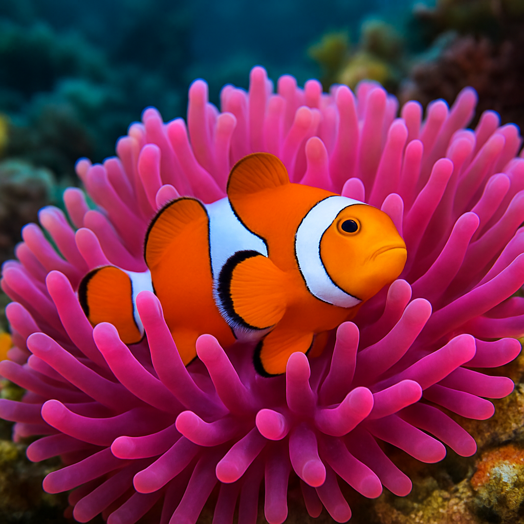 Spotting clownfish, turtles, and reef sharks